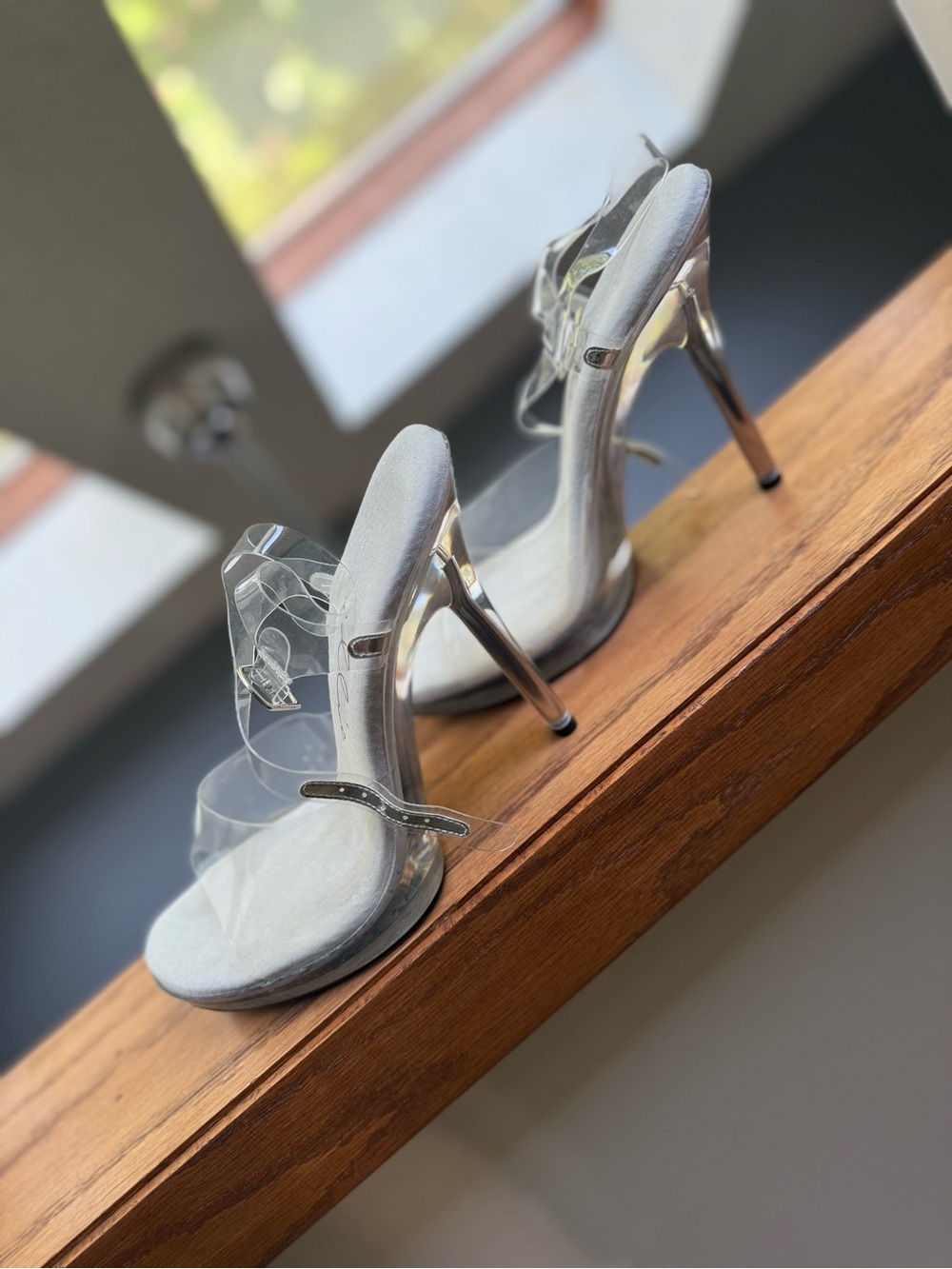 Ellie shoe’s women’s 502 Brook clear dress sandal - bodybuilding competition